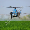 Опрыскивание полей вертолетом ми-2. Авиахимработы