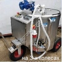 Молочное такси пастеризатор 100-400 литров с электроприводом