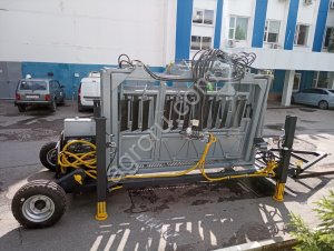 Ветеринарный передвижной станок для КРС