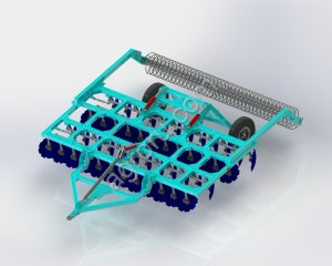 Борона дисковая прицепная БДМ- 5х4П складная (Сура- 5х4П  скл.)