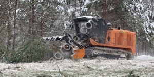 Услуги гусеничного с широкой гусянкой мульчера