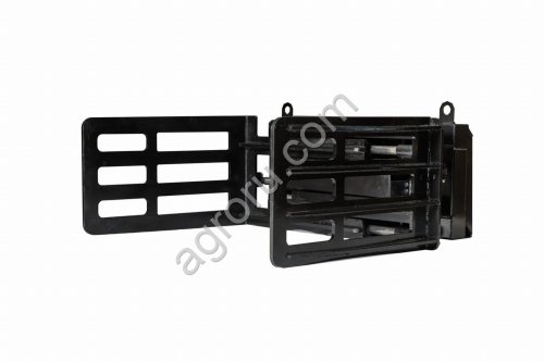 Захват штабелеватель тюков сена соломы навесной для телескопического и фронтального погрузчика