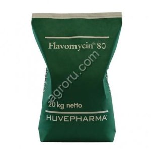 Флавомицин 80 / HUVEPHARMA / 25 кг