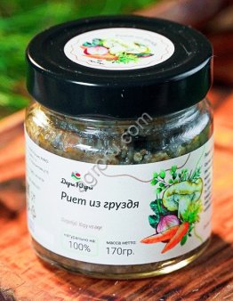 Риет из груздя (ДАРЫ-ЮГРЫ-ХМАО) 170гр
