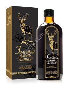 Бальзам пантовый на кедровом орехе Золотой олень Алтая 250 мл,