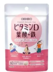 Витаминный комплекс для женщие с витамином D, 120 шт.,  Япония,