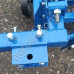 Картофелекопатель КВ-02 со смещением к мотоблоку, мототрактору, минитрактору