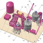 Линия отжима масла, 1000 кг/ч (двукратное горячее прессование)