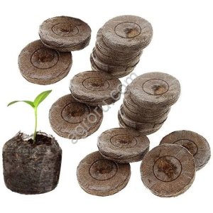 Кокосовые таблетки для рассады Jiffy-7C d-50 мм 100 шт