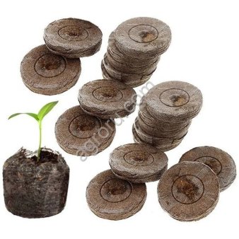 Кокосовые таблетки для рассады Jiffy-7C d-50 мм 100 шт