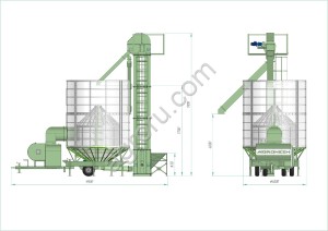 Зерносушилка Agronezh М40 Н