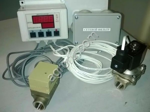 Дозатор жидкости проточный нержавеющий БВГ-05М