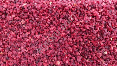 Малина сублимационной сушки, целая, дробленая 2-5 мм.