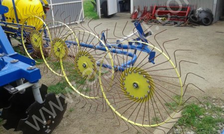 Грабли-ворошилки 4 колеса