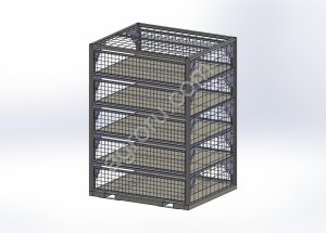 Контейнеры для перевозки крупной птицы КТ-5