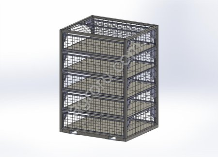 Контейнеры для перевозки крупной птицы КТ-5