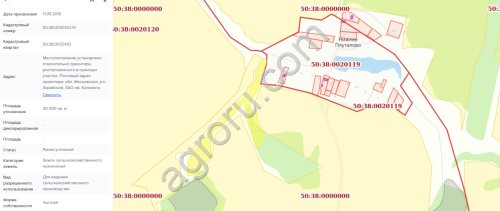 Земельный участок 2га в Московской области