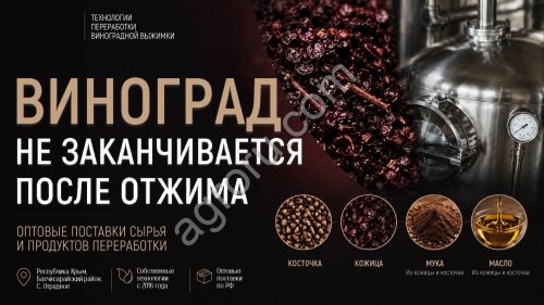 Сушеная виноградная косточка и кожица