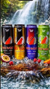 Энергетический безалкогольный напиток Red Wolf 0,45 л ж/б ОПТ