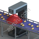 Оптический ИИ-анализатор потока картофеля EKSLi AgroScanner-1000