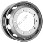 Диск колесный 6.75*17.5 ET129.5 10*225 D176 Accuride (KRONPRINZ) Трал серебристый внут/вент, (арт.: RZB14018OE)