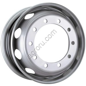 Диск колесный 11.75*22.5 ET135 10*335 D281 14 мм (уп) SRW серебристый с вент., (арт.: 7221105)