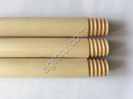 Черенки берёзовые 231200 мм для метёл, швабр и щёток