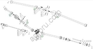 Карданный вал W.100.001 для AVR Variant