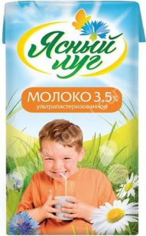 молоко Ясный луг 3,5% с остаточным сроком 14%