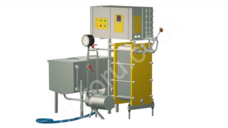 Пастеризатор молока проточный 2 т/ч УЗМ-2,0Р