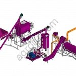 Линия экструдирования отходов вылова и переработки рыбы, 0,5 т/ч