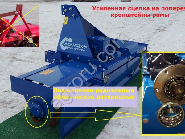 Почвофреза на Т-40