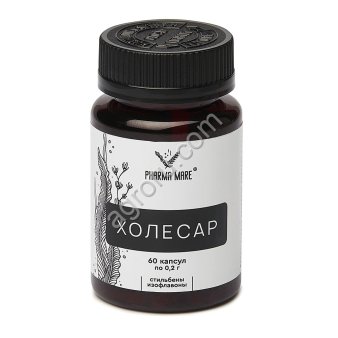 Холесар 60 кап по 0,2 г,