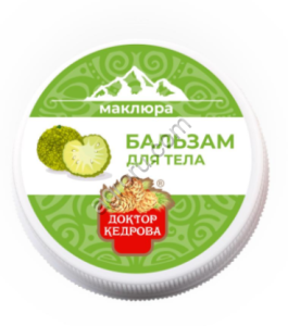 Бальзам для тела маклюра Доктор Кедрова, 30 мл,
