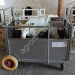 Тележка с весами для телят, коз, овец.