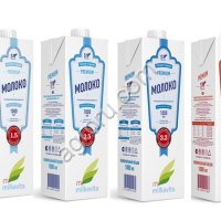Молоко ультрапастеризованное Милкавита 1, 5% / 2, 5% / 3, 2% / 3, 6-4, 2% (Беларусь)
