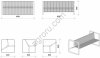 Городская и садовая скамейка три-в-одном ТРИО, модульная мебель NEOMAF