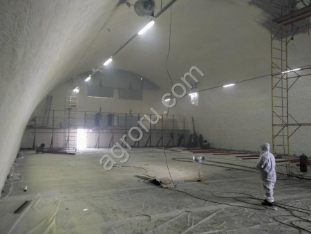 Утепление ППУ (ангары/овощехранилища)