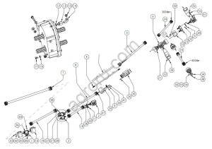 Карданный вал W.100E.003 для AVR Spirit 5200