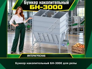 Бункер накопительный БН-3000 для репы