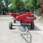 Транспортная тележка (лафет) для перевозки жатки Палессе Полесье