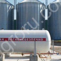 Установка газгольдера для зерносушилки