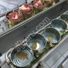 Комплекс оборудования для консервирования мясных консервов.