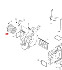 Электродвигатель печки Hyundai HL740-9S (11N6-90700)