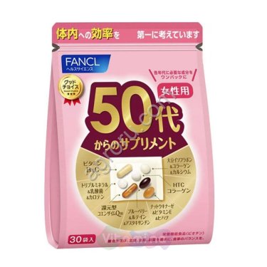 Витаминный комплекс FANCL для женщин старше 50 лет, Япония,