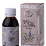 Эликсир Пчелатея с прополисом и солодкой, на пчелином подморе.