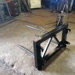 Вилы под рулоны 3 пики