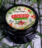 Клюква лесная в сосновом сиропе из молодых сосновых шишек / ДАРЫ-ЮГРЫ-ХМАО / 250 гр