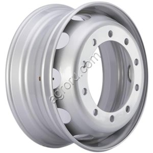 Диск колесный 11.75*22.5 ET135 10*335 D281 16мм (5т) Asterro серебристый КД усиленный (2239M) с вент., (арт.: 2239M)