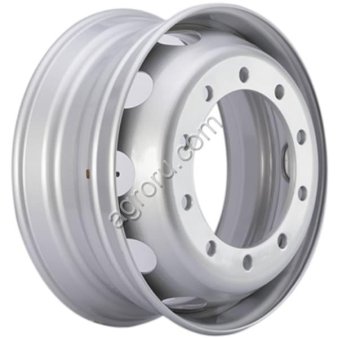 Диск колесный 11.75*22.5 ET135 10*335 D281 16мм (5т) Asterro серебристый КД усиленный (2239M) с вент., (арт.: 2239M)